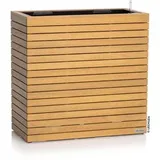 LECHUZA PALO Natural Wood 80 wide high braun,