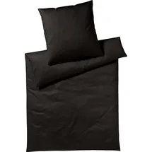 YES FOR BED Pure & Simple Uni Schwarz 200 x 200 cm + 2 x 80 x 80 cm