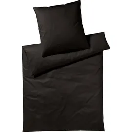 YES FOR BED Pure & Simple Uni Schwarz 200 x 200 cm + 2 x 80 x 80 cm