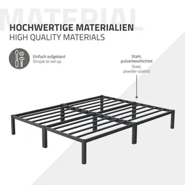 ML-Design 160 x 200 cm Anthrazit