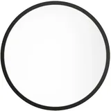 vente-unique Wandspiegel 150 x 150 cm Schwarz