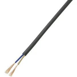 TRU Components 1570217 Anschlussleitung 2 x 0.75mm2 Schwarz 10m