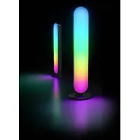 Trio Reality Leuchten LED-Tischleuchte Game Kunststoff Schwarz 28 cm
