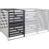 MCW Gartenhaus + Gartenschrank, H62
