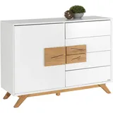 Xora Sideboard 180 x 89 x 43 cm weiß