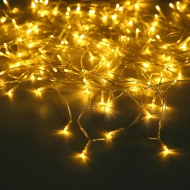 GLOBO Lichterkette Kunststoff 1,5 m 192x LED warmweiß
