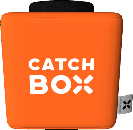 Catchbox Plus Wurfmikrofon - Orange - 1 Mikrofon - alte Version