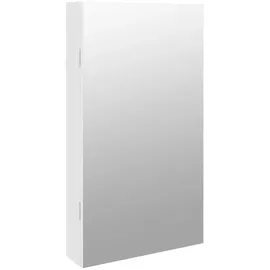 vidaXL Schmuckschrank mit Spiegel und LED-Beleuchtung