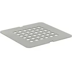 Ideal Standard Ablaufabdeckung ultra flat S Quarz grau