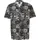 QS Kurzarmhemd mit All-over-Print Schwarz M