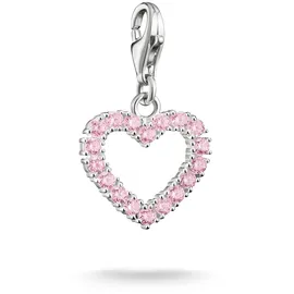 Thomas Sabo Charm Pink Heart Silber 794043C00