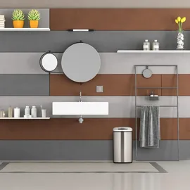 Relaxdays Sensor Mülleimer 12 l Schwarz