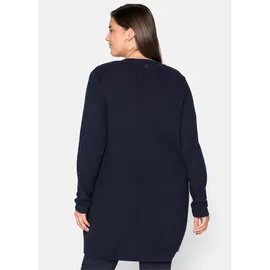 sheego Longstrickjacke Blau 56/58