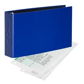 Veloflex Bankordner DIN A6 30 mm Blau 1 St.