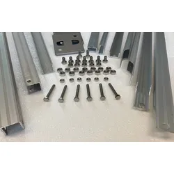 Jinyi Flachdach Montageset Solarthermie für Kollektor mit 30 R√∂hren