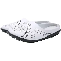 Generisch Freizeitschuhe Damen Offen, Schlappen Damen Vorne Geschlossen Riemen Hinten Leder, Barfußschuhe Atmungsaktiv Walkingschuhe Bequeme Schlupfschuhe Weichen Outdoorschuhe Flach Einzelne Schuhe - 39 EU