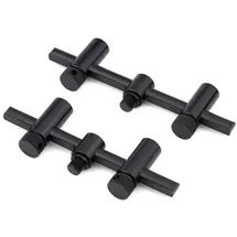 Fox International Fox Black Label Slim Adjustable 2 Buzz Bars 110-125mm - Buzzer Bar Rutenauflage, Rutenhalter