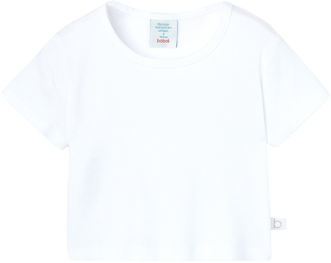Boboli - T-Shirt Uni In Weiß  Gr.152, 152