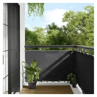 vidaXL Balkon-Sichtschutz Anthrazit 90x800 cm 100 % Polyester-Oxford