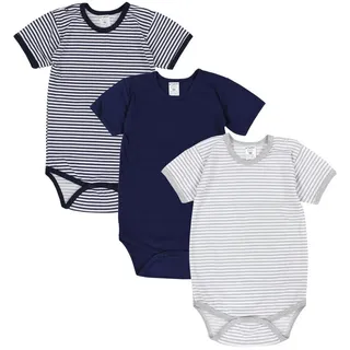 TupTam Baby Body Kurzarm – 3er Set aus 100% Baumwolle bis Größe 134, Farbe: Farbenmix 1, Größe: 122 - 122