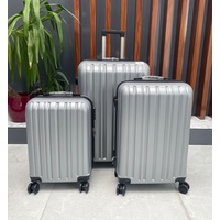 Hartschalenkoffer, Reisekoffer, Koffer, Trolley Handgepäck in grau - M, L, XL