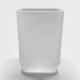 viverso Ersatzglas Zahnputzbecher satiniert