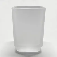 viverso Ersatzglas Zahnputzbecher satiniert