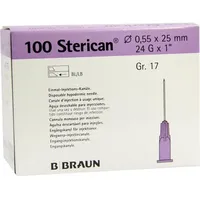 B. Braun Sterican Kanülen Luer-Lok 0,55 x 25 mm 100 St.