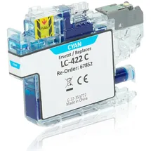 kompatible Ware kompatibel zu Brother LC-422C cyan