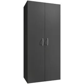 Möbel Boss Mehrzweckschrank 70 x 185 x 40 cm grau