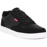 Levi's Herren Reece Sneakers, Regular Black, 41 EU