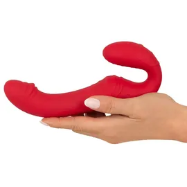 You2Toys Strapless Strap-On 3“ mit 3 Motoren, rot