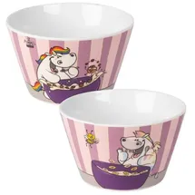 UNITED LABELS Pummel & Friends Schüssel - Müsli | Müslischüssel Schale aus Keramik 500 ml in Mehrfarbig Gr.: onesize