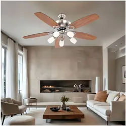 Küchenventilator, Zugschalter, Holz, Glas, 130 cm