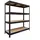 officemarshal KARAT Schwerlastregal Weitspannregal - Schwarz - Gesamtlast 1500 kg - 177 x 160 x 60 cm