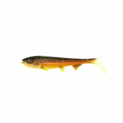 Gummiköder - Hostagevalley Shad UV Saibling 14cm orange|SCHWARZ|ROT NO SIZE