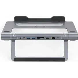 TECHLY 9 in 1 USB-C Docking Station,USB3.1 Notebook Ständer ICANTBDOCK91