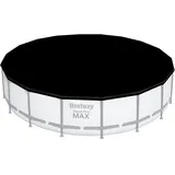 BESTWAY PVC-Abdeckplane schwarz Ø 555 cm