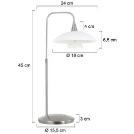 Steinhauer Tischleuchte Silber