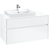 Villeroy & Boch Collaro Waschbeckenunterschrank 100 x 55 cm White Matt