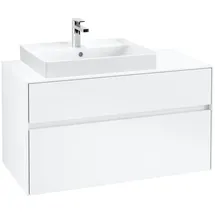 Villeroy & Boch Collaro Waschbeckenunterschrank 100 x 55 cm White Matt