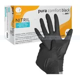 Nitrilhandschuhe für Gastronomie Ampri pura comfort black S Gr. 7, puderfrei, untsterile Nitrilhandschuhe, 100 Stück/Box