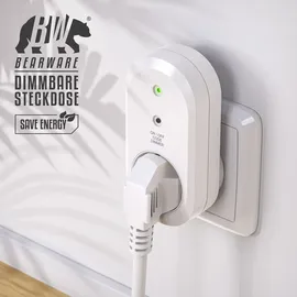 Bearware Funksteckdose Weiß 2 St.