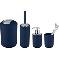 WENKO Bad-Accessoire-Set Mod. Brasil Dunkelblau 4-teilig Badzubehör   