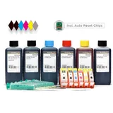 Octopus Fill In Patronen für Canon PGI-525, CLI 526 mit Chips, 6x Druckertinte