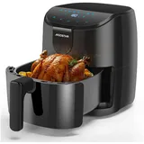 Aigostar Heißluftfritteuse 4L, 9 Programme, LED-Touchscreen, 60 Mins Timer, Intelligente Vorheizfunktion & Shake-Erinnerung, 1500,00 W, Temperaturregelung: 40°C-200°C, Kompaktes Design, Einfache Reinigung - 2 Jahre Gewährleistung - mind.
