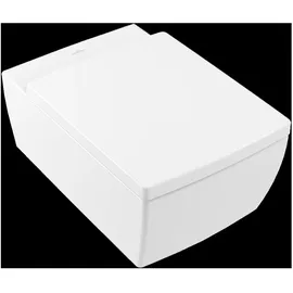 Villeroy & Boch Memento 2.0 Wand-Tiefspül-WC mit WC-Sitz Pure Black CeramicPlus