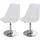 MCW Esszimmerstuhl Vaasa T501 2er-Set Weiß Chromfuß