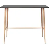 vidaXL Bartisch 120 x 60 x 105 cm Schwarz
