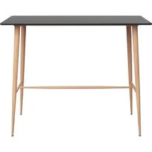 vidaXL Bartisch 120 x 60 x 105 cm Schwarz